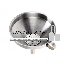 Воронка нержавеющая с сетчатым фильтром 150мм AISI304