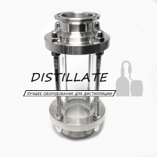 Диоптр трубный под кламповое соединение 1,5" дюйма DN38 AISI304