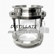 Диоптр трубный под кламповое соединение 4" дюйма DN102 AISI304