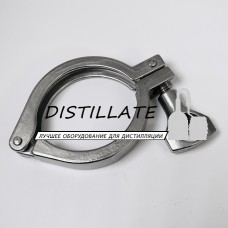 Хомут кламповый нержавеющий 2" дюйма DN51 (под зажим 64 мм) AISI304