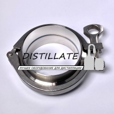 Кламповое соединение в сборе (кламп) DN63 - 2,5" дюйма Кламповое соединение в сборе (кламп) DN63 - 2,5" дюйма