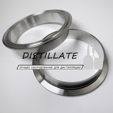 Штуцер кламповый 4" дюйма DN102 (под зажим 119мм) AISI304 Штуцер кламповый 4" дюйма DN102 (под зажим 119мм) AISI304