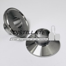 Штуцер кламповый DN19 (под зажим 34мм) AISI304