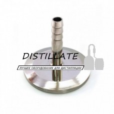 Заглушка 1,5 дюйма со шланговым штуцером DN38*8