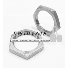 Контргайка нержавеющая DN40 AISI304