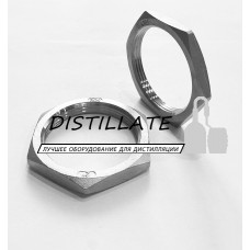 Контргайка нержавеющая DN50 AISI304