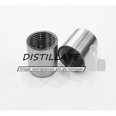 Муфта нержавеющая 1/2 дюймаDN15 AISI304