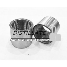 Муфта нержавеющая 1 дюйм DN25 AISI304