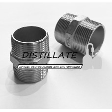 Ниппель нержавеющий 1 1/4 дюйма DN32