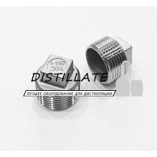 Заглушка с наружной резьбой DN25