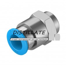 Цанговый фитинг с внутренней резьбой 1/4 (под трубку 6)