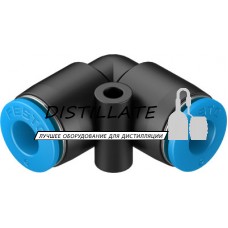 Цанговый фитинг Г образный под трубку 6