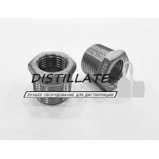 Футорка нержавеющая сталь AISI 304 DN 25x20