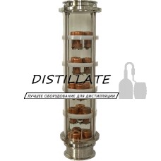 Колпочковая колонна кламп 4" дюйма (5 этажей)