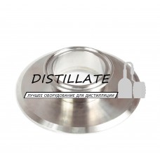 Переход нержавеющий под кламповое соединение 1,5-2" дюйма DN38-DN51 AISI304 (короткий)