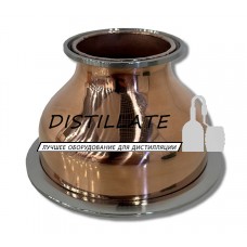 Переход медный под кламповое соединение 2-4" дюйма DN51-DN102  (полированный)