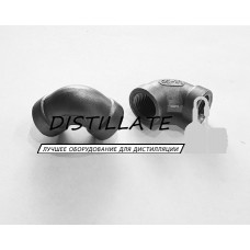 Отвод резьбовой нержавеющий резьба внутренняя/внутренняя 1/4" дюйма DN8 AISI304 (угол 90°)