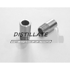 Полусгон нержавеющий (резьба приварная) 1/4 дюйма DN8 AISI304