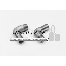 Штуцер шланговый угловой DN8*12