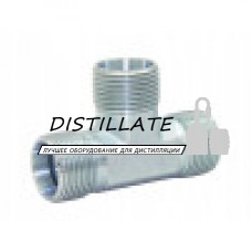 Тройник с наружной резьбой DN15 AISI304