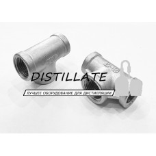 Тройник с внутренней резьбой DN15 AISI 304