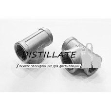 Тройник с внутренней резьбой DN20 AISI 304